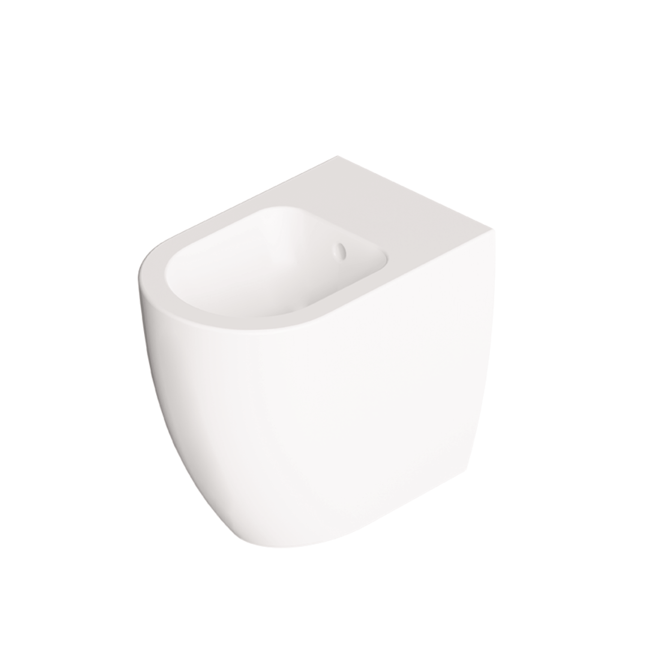 Bidet a Terra Alice Ceramica "Form" Bianco Lucido
