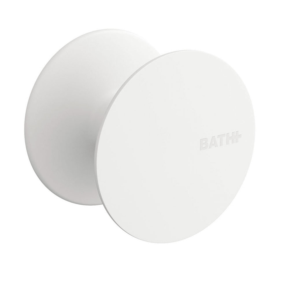 Appendino a muro in alluminio satinato della collezione 'Diabolo' by Cosmic - Bianco