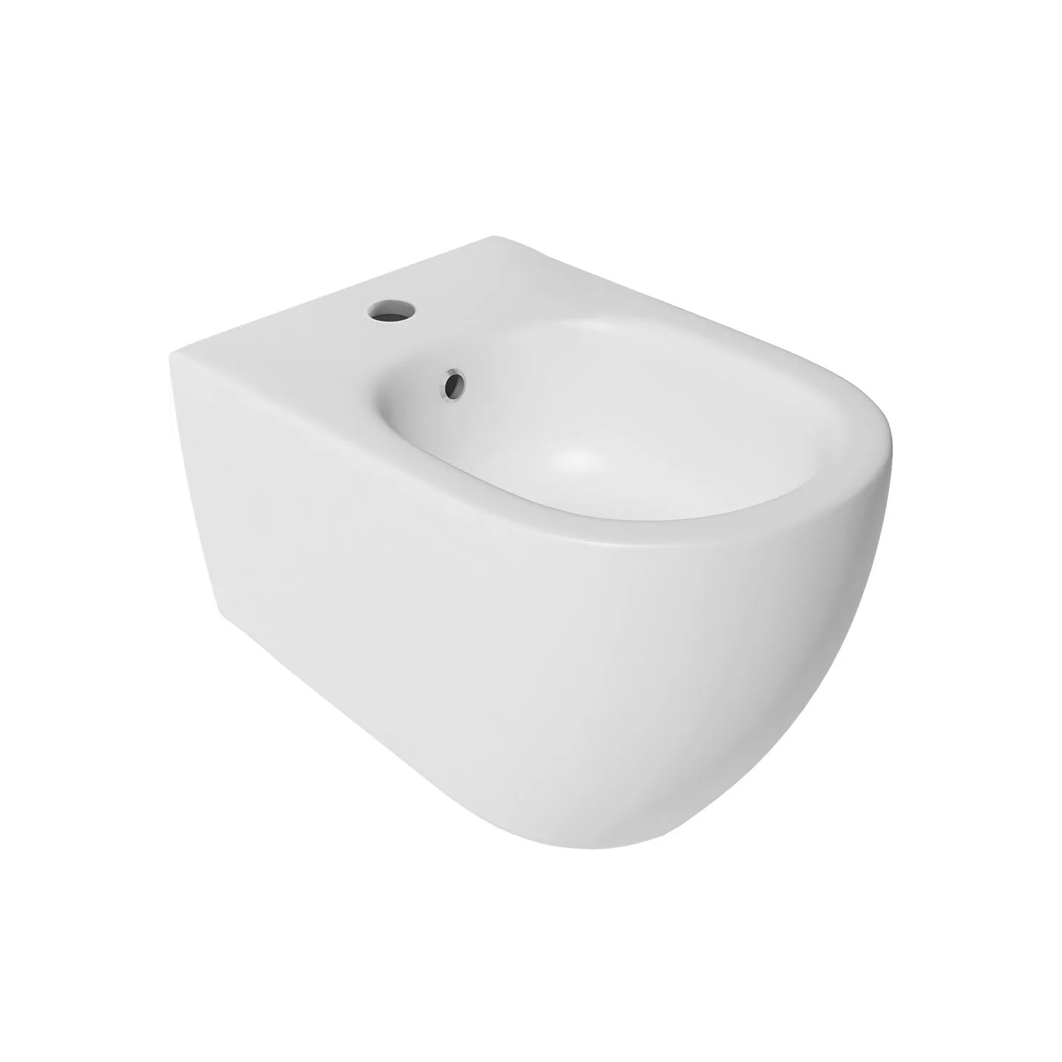 Bidet Filomuro Rimless BathCore serie Infinity 53x36,5xH40 cm color Bianco Opaco