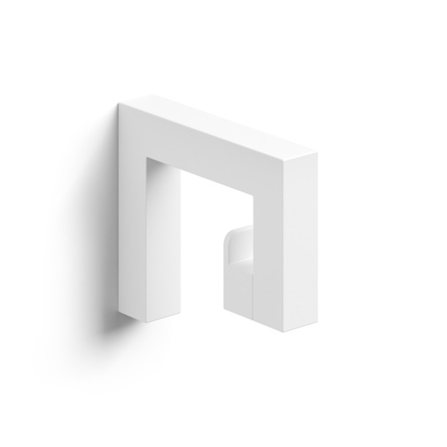 Appendi Asciugamani a G in Acciaio Inox Bianco di Lineabeta collezione Grela