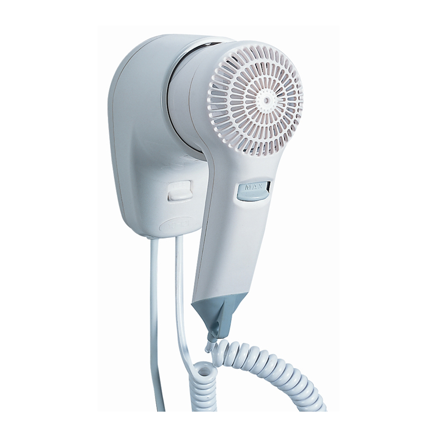 Asciugacapelli a muro in ABS con 2 velocità max. 1200W di Vama - Bianco