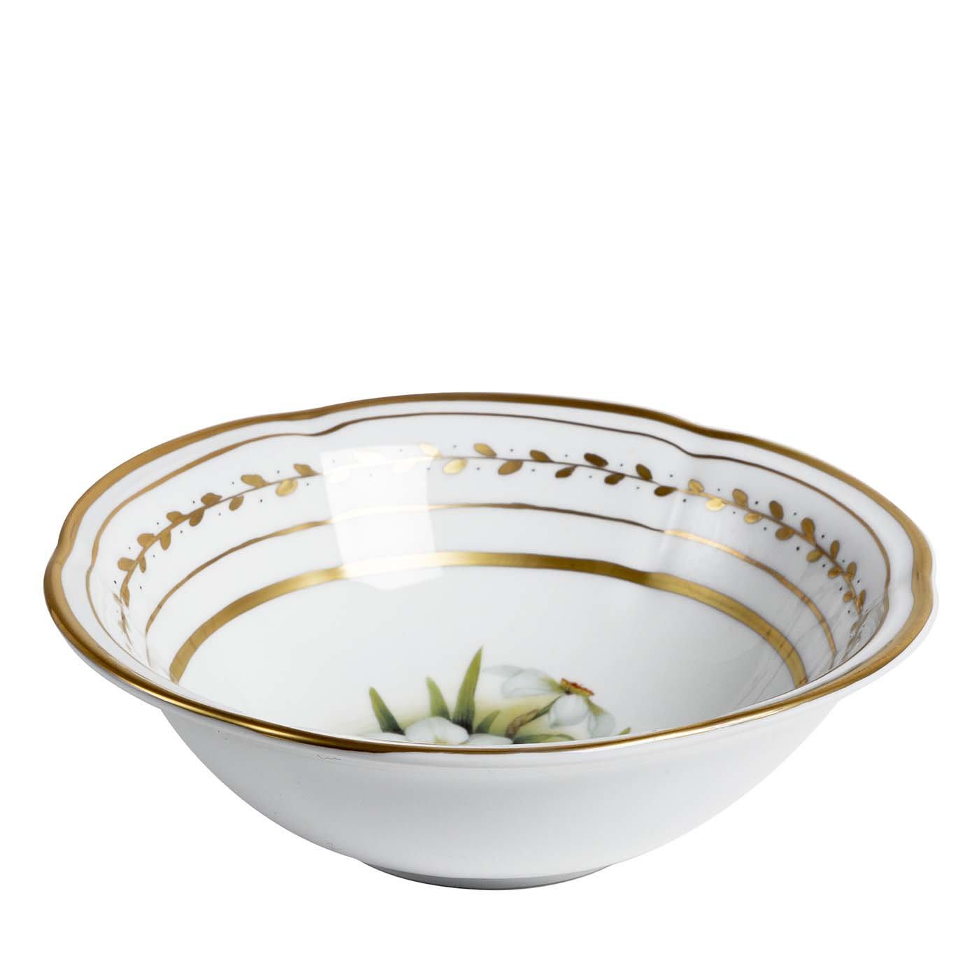 Set di 2 coppe da frutta con fiori