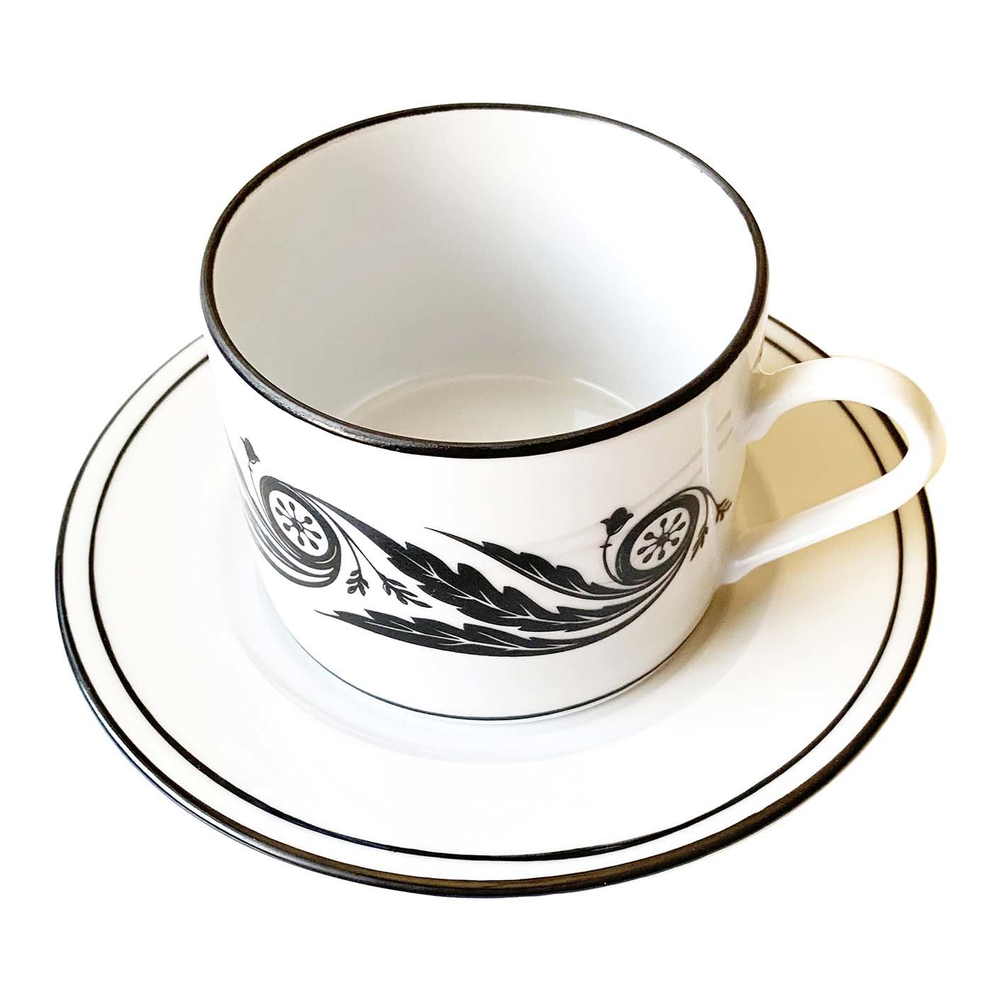 Set di 2 tazze e piattini da tè Crisalide