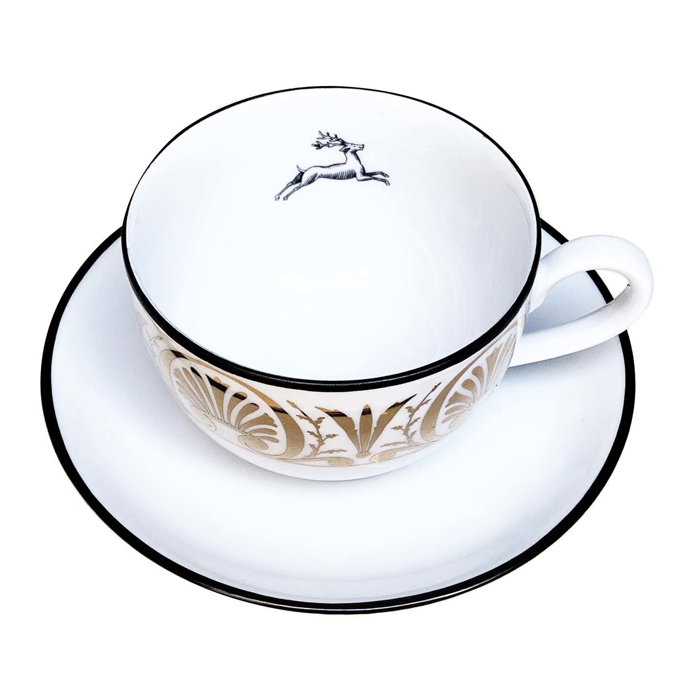 Set di 2 tazze da tè e piattini Jump