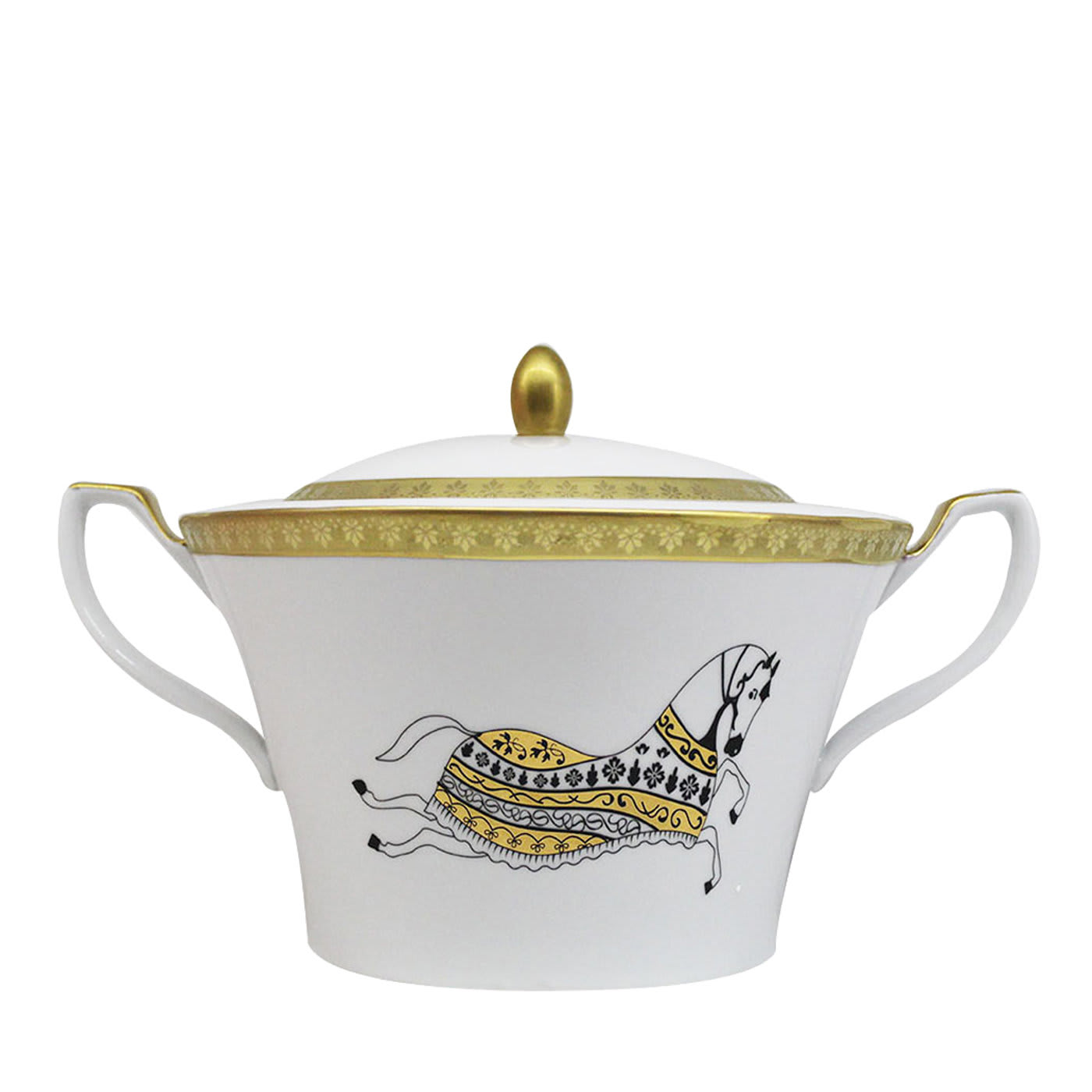 Zuppiera Dorazio con coperchio