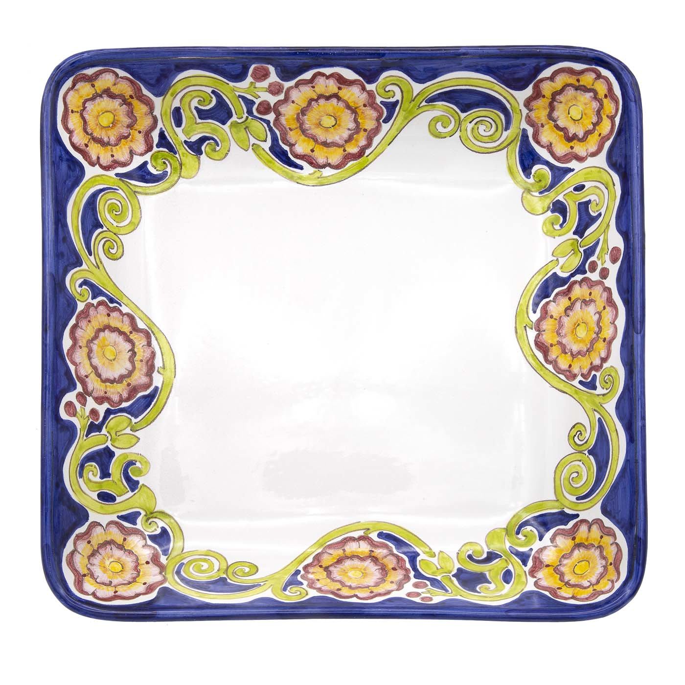 Centrotavola Peonie Liberty Square di Lorenza Adami