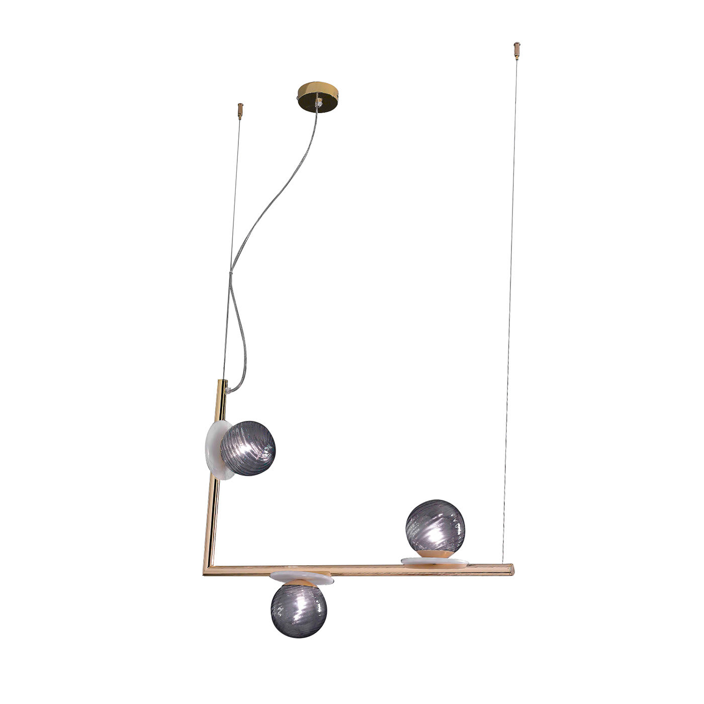 Lampada a sospensione a 3 luci Afrodite #1