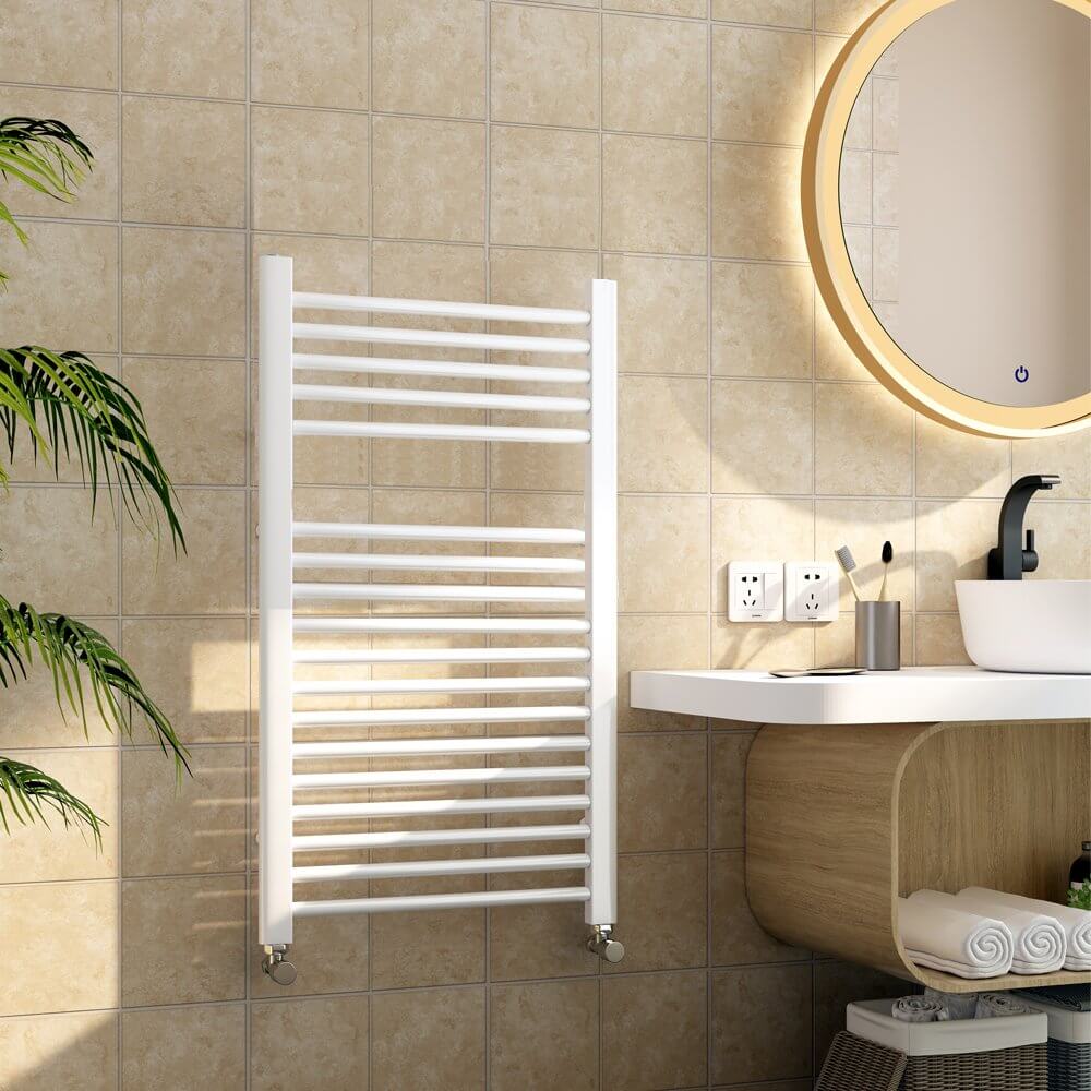 Radiatore Scaldasalviette Elettrico Bianco Lucido 842x450 - Meda