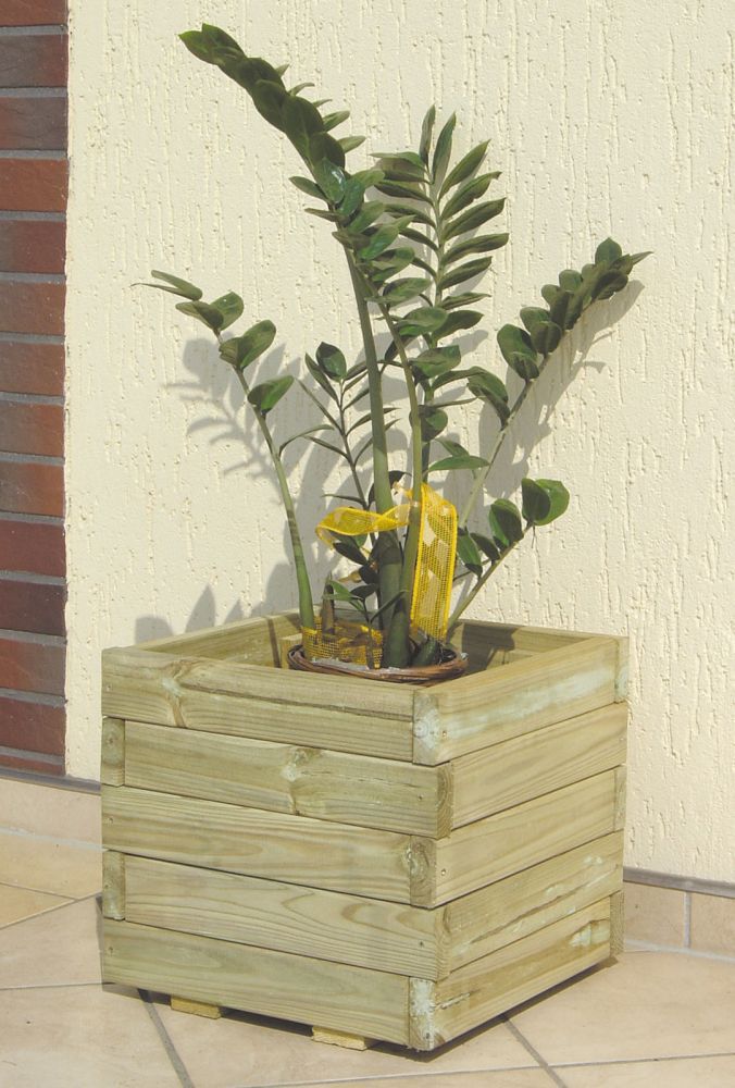 Fioriera quadrata "Wisteria" - 40 x 40 x 35 cm (l x p x h)