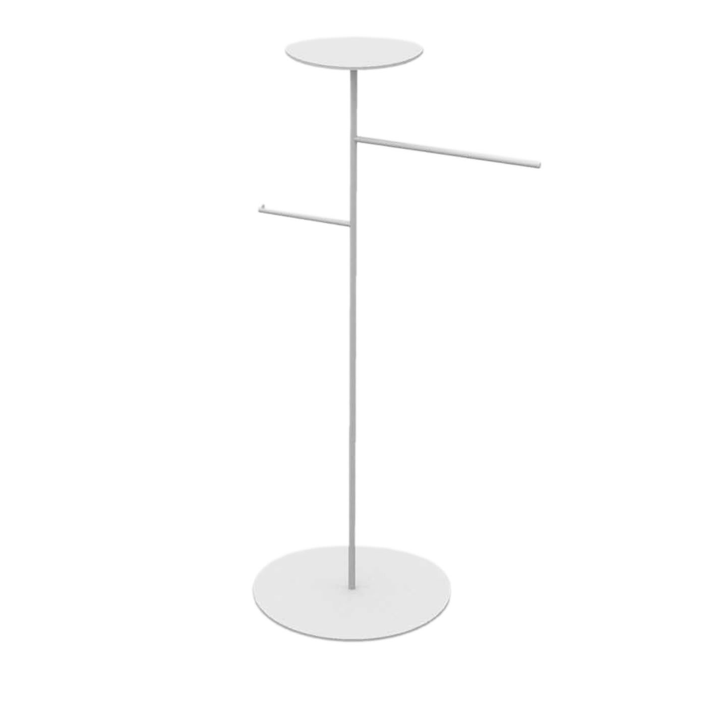 Appendiabiti e portaoggetti bianchi Stelo