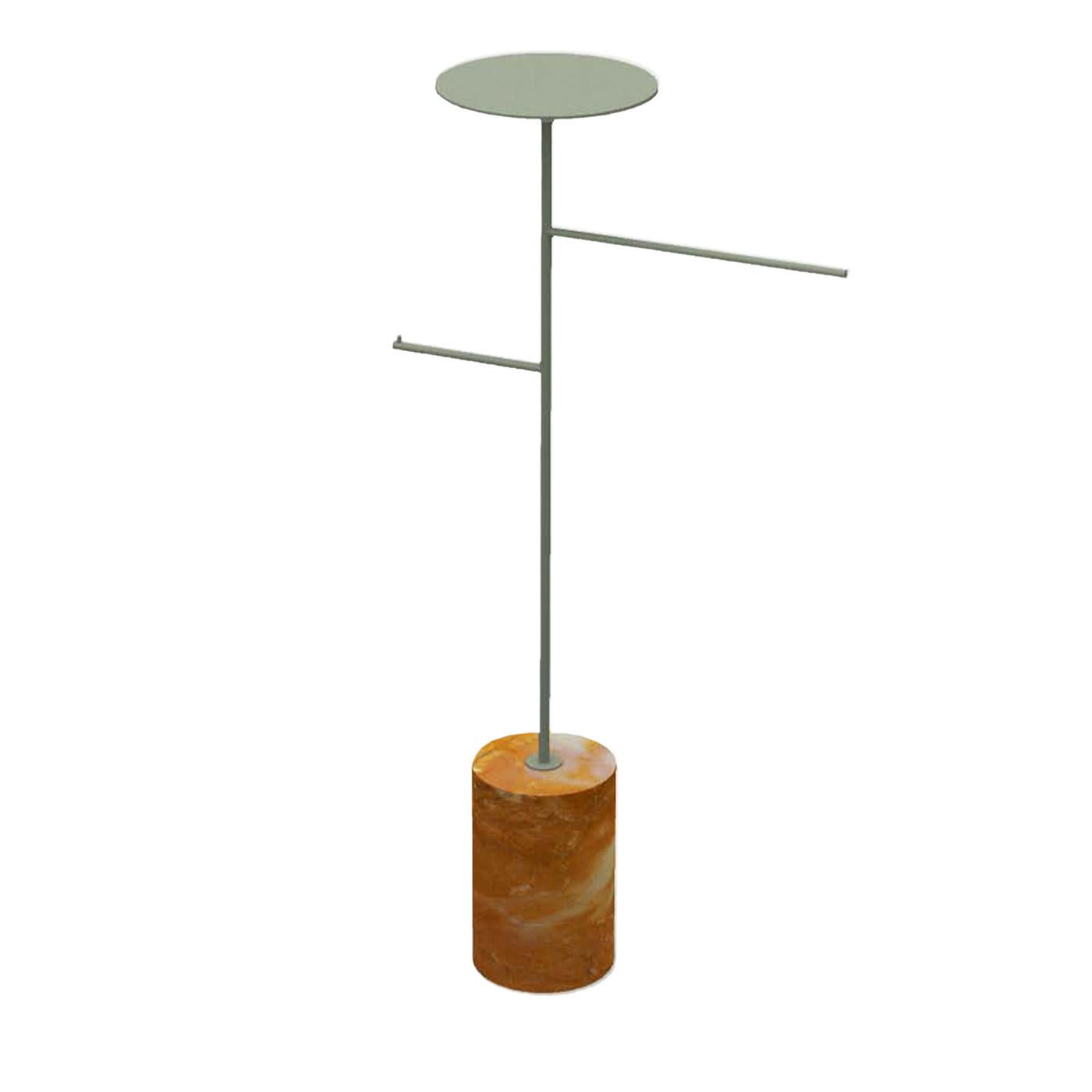 Appendiabiti e portaoggetti Stelo Giallo Siena e Verde