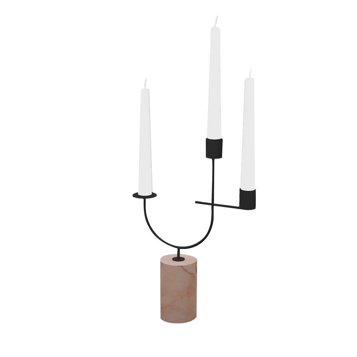 Portacandele Equilibrista Pink Portogallo