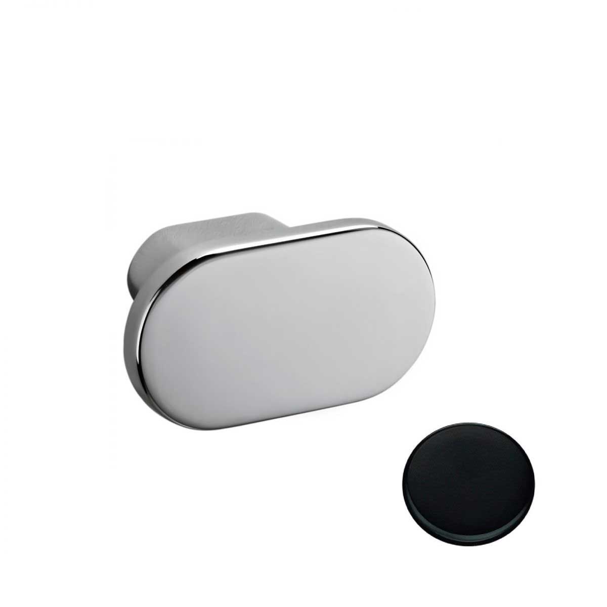 Appenditutto da Bagno Nero Opaco Colombo Design collezione Basic B2727 Con fissaggio a tassello
