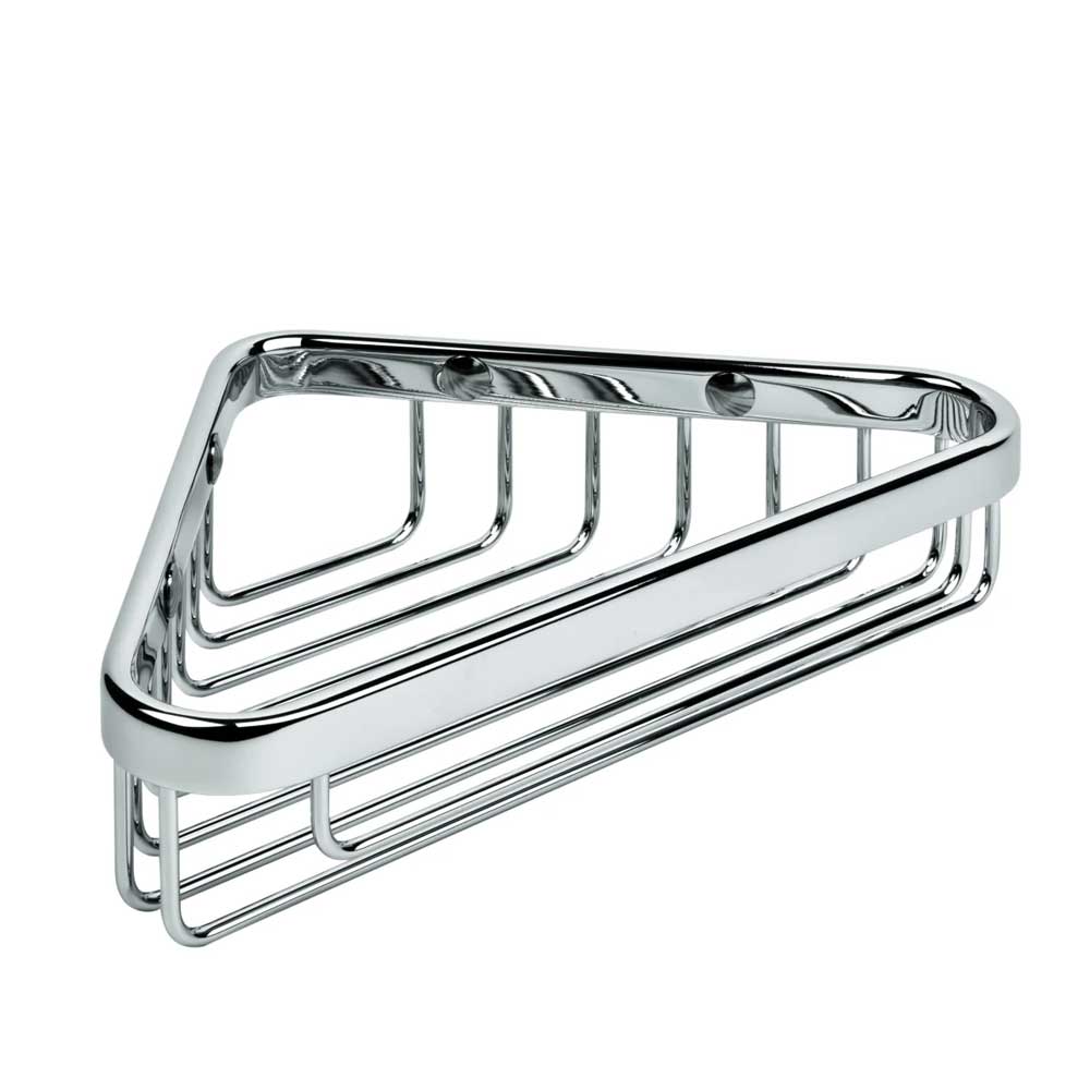 Angolare doccia 24,5X11 cm angolare in ottone cromato B2734 Colombo Design collezione Basic Con fissaggio a tassello