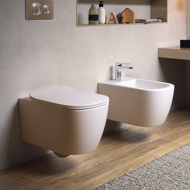 Vaso Sospeso Rimless | Senza Brida Faster - Hidra Ceramica