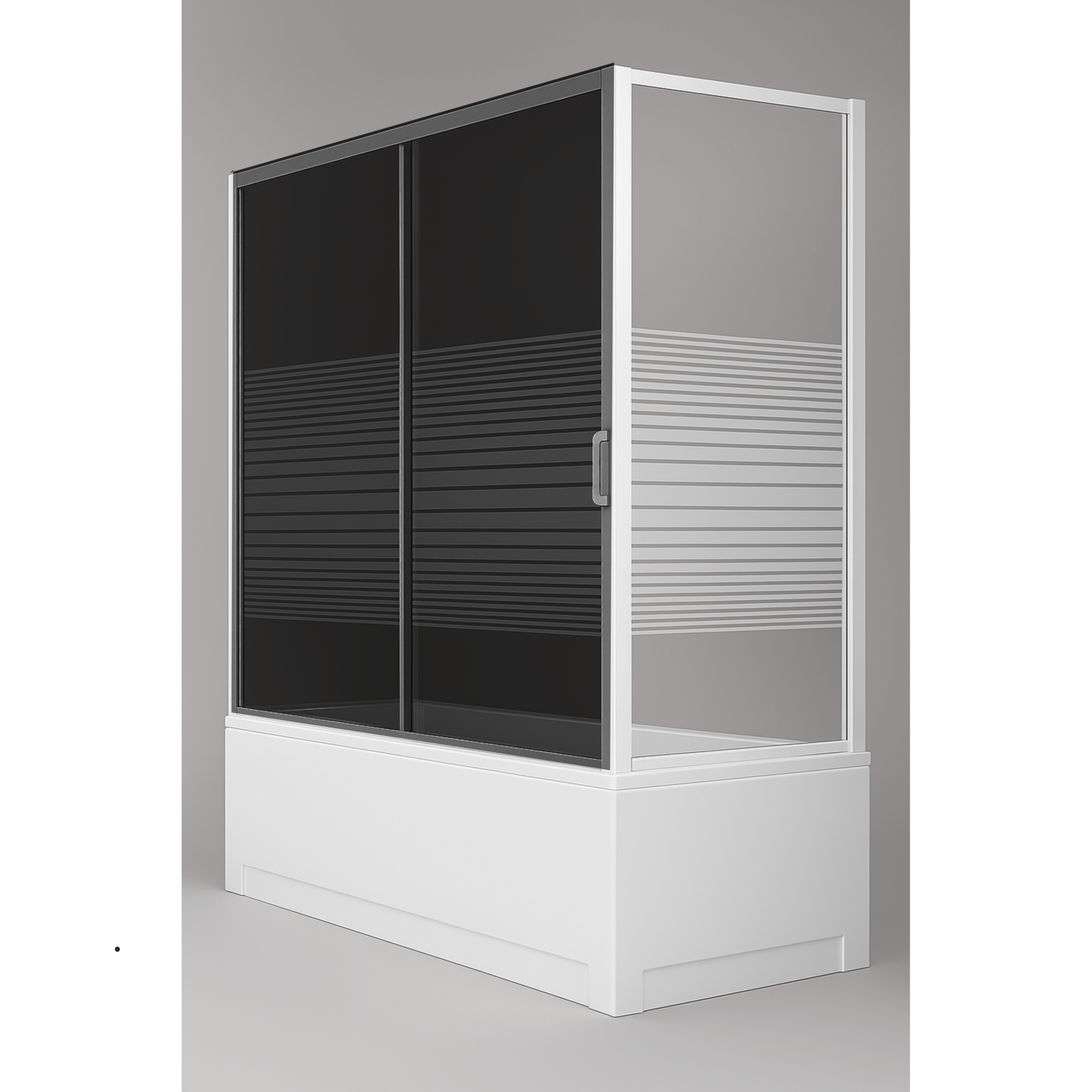 Parete Fissa Per Sopravasca 60 Cm Giava Bianco/Vetro Laguna