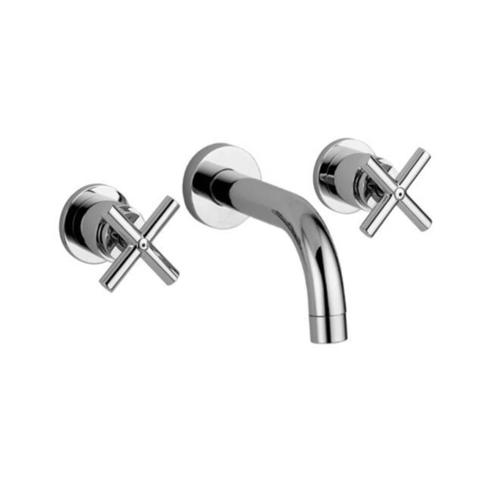 Batteria lavabo incasso serie Quattro modello QTV008CR cromato Paffoni