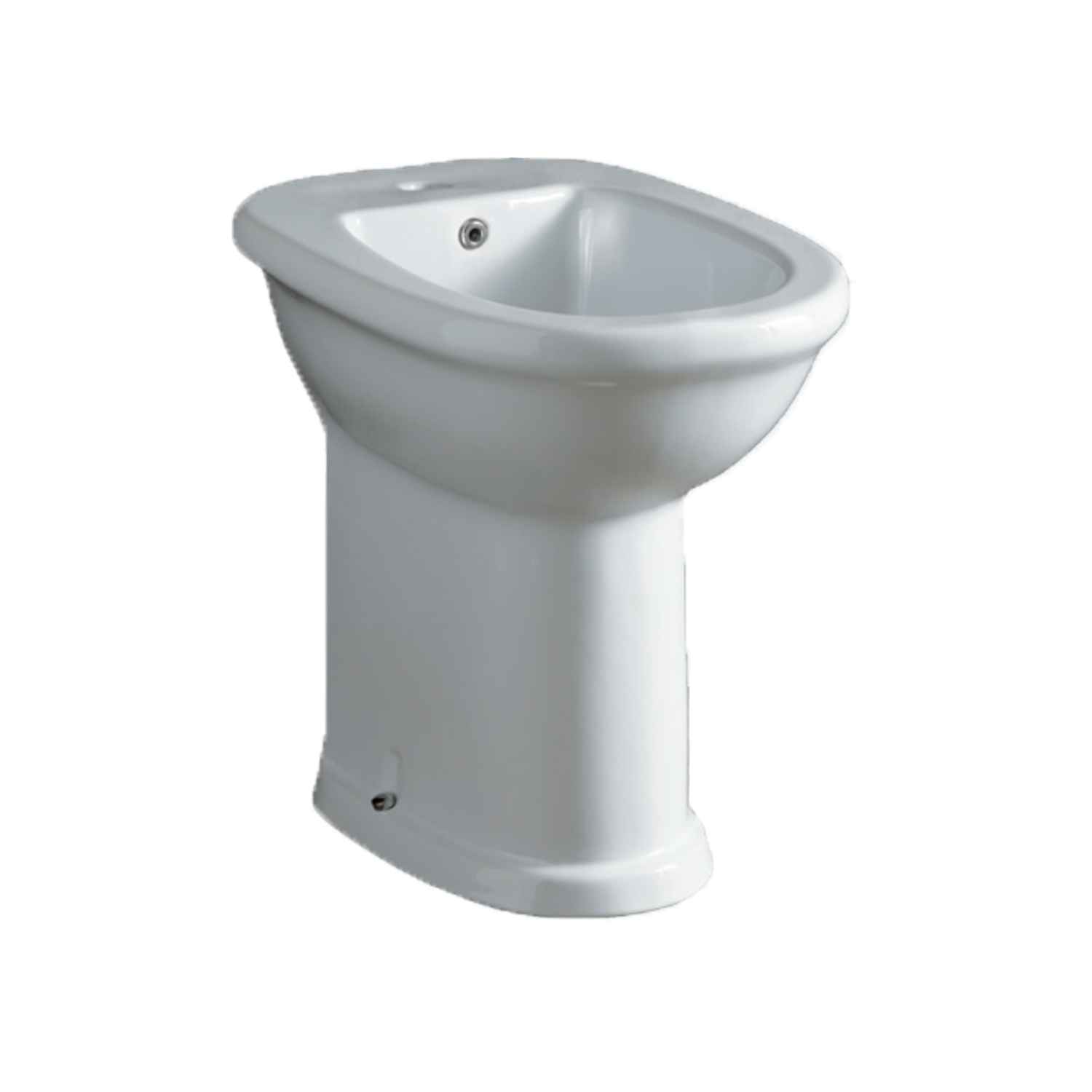 Bidet disabili e terza età chiuso ceramica bianca serie comfort Alice Ceramica