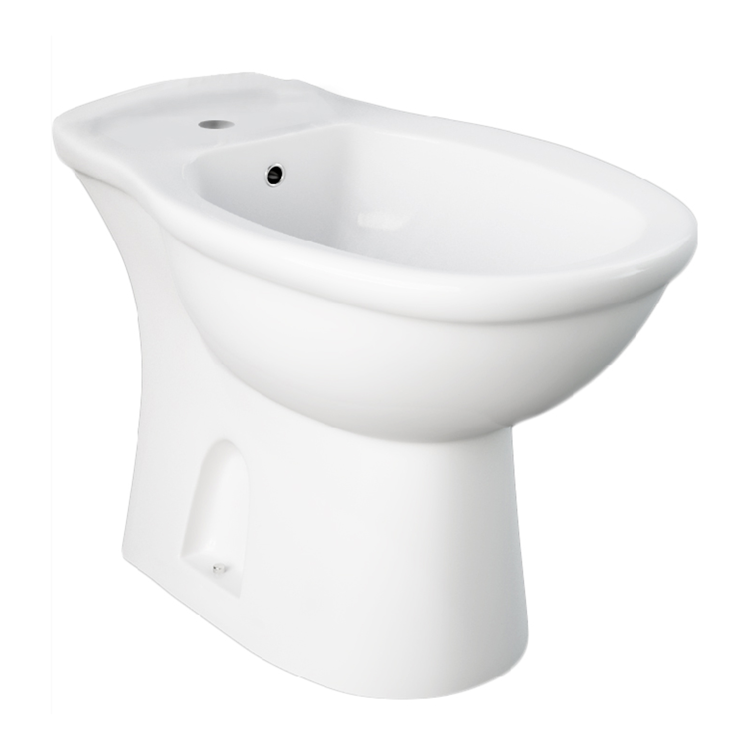 Bidet a terra modello Karla in ceramica 58x36,5x41H cm - Bianco