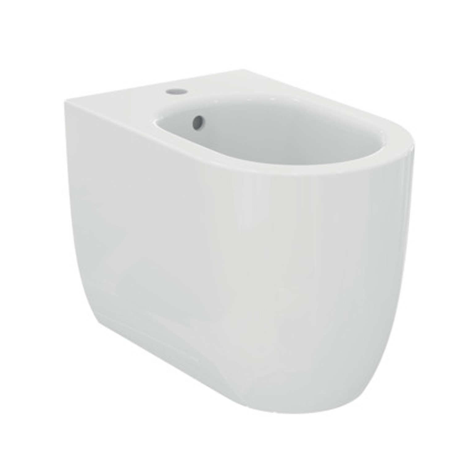 Bidet filomuro Ideal Standard modello Blend Curve 56x35,5 cm