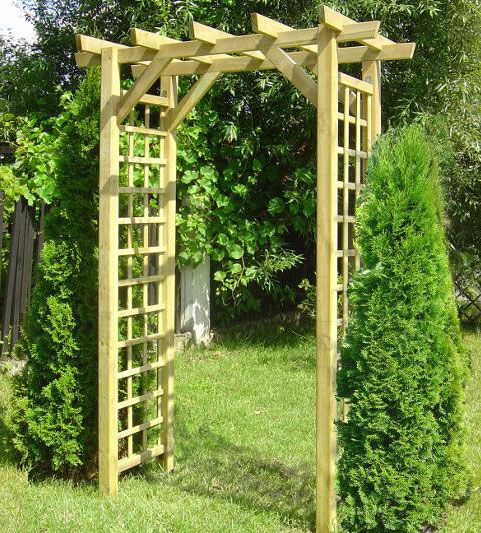 Pergola "Lobata" - 150 x 90 x 220 cm (l x p x h)