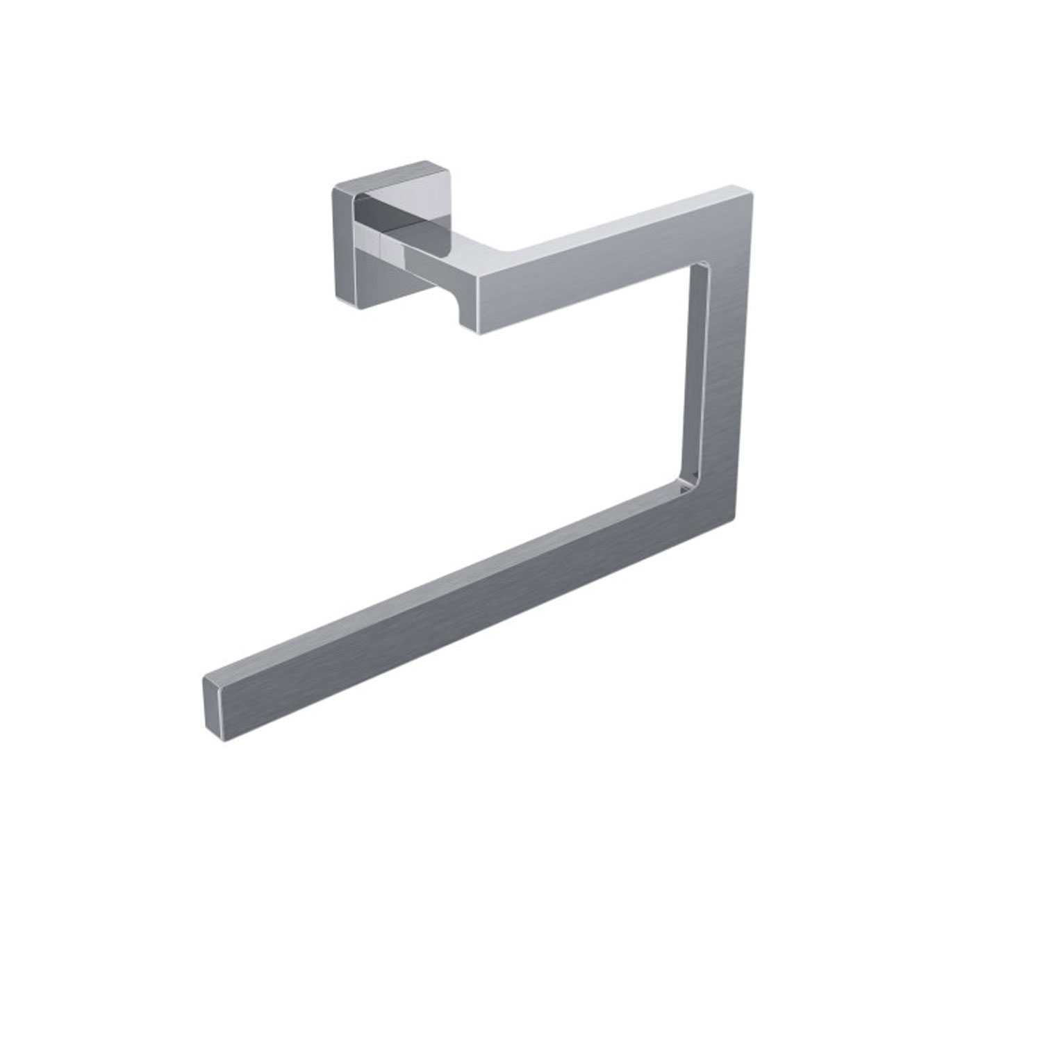 Anello porta asciugamani in ottone Lineabeta - metallo satinato