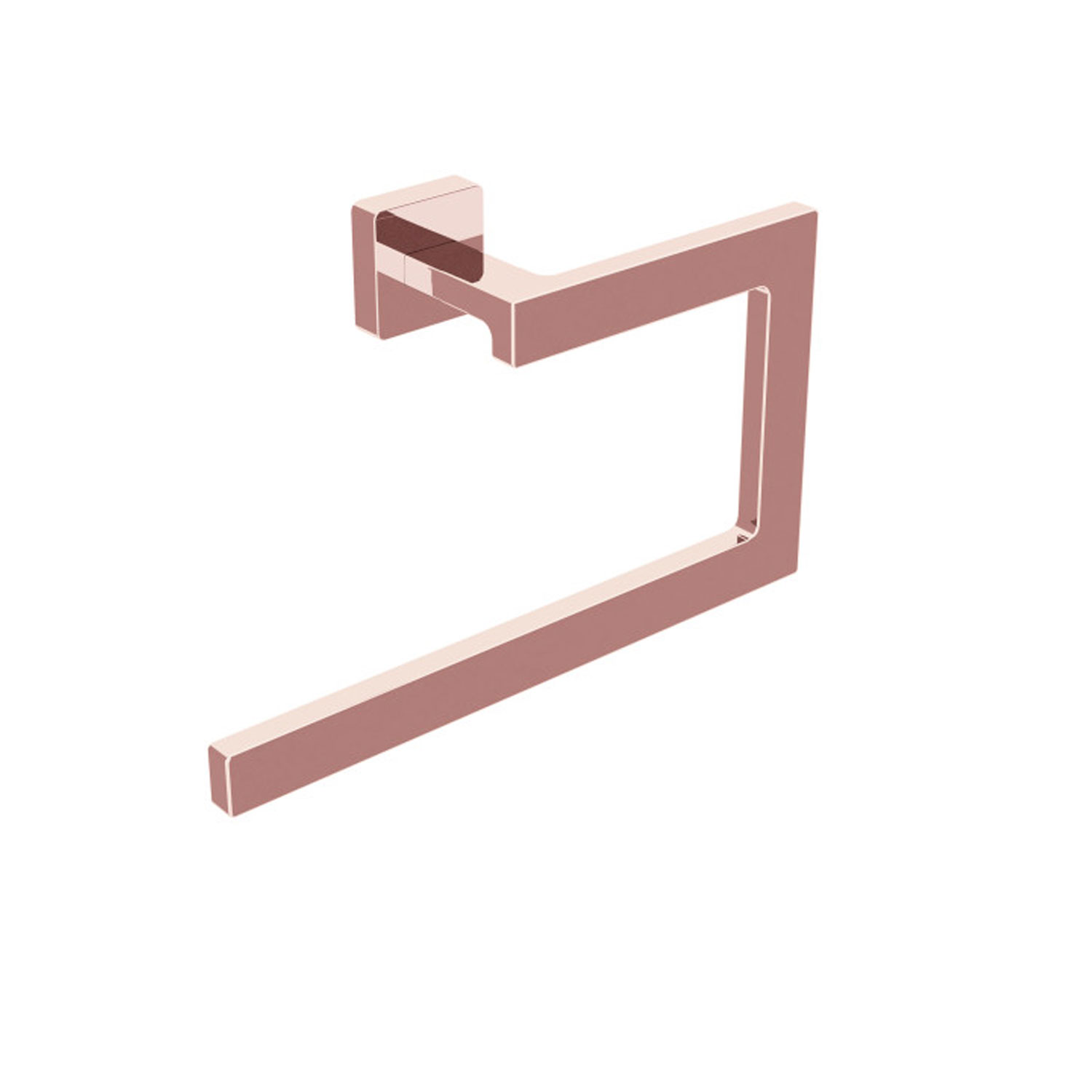 Anello porta asciugamani in ottone Lineabeta - metallo oro rosa