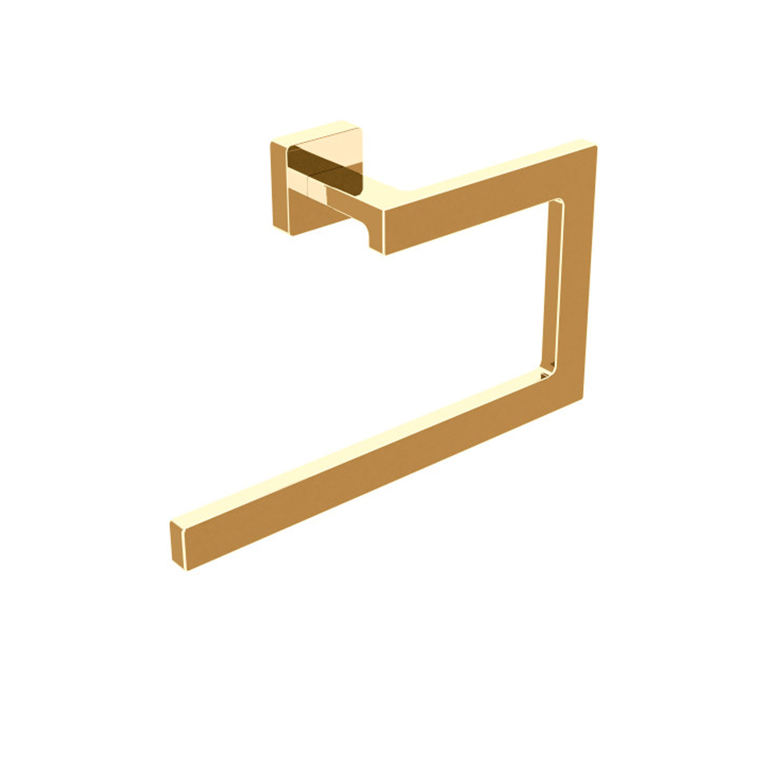 Anello porta asciugamani in ottone Lineabeta - metallo oro