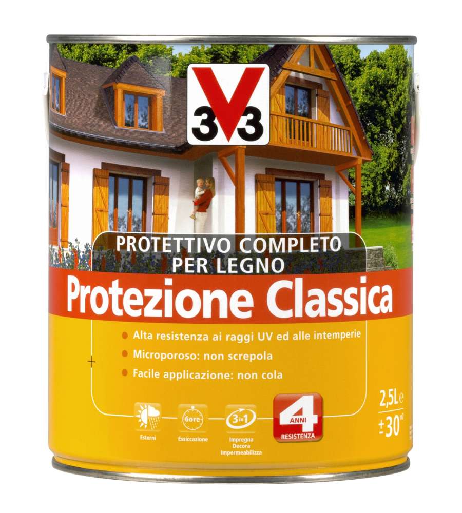 Protettivo Completo Legno 2,5 l Noce Chiaro 02