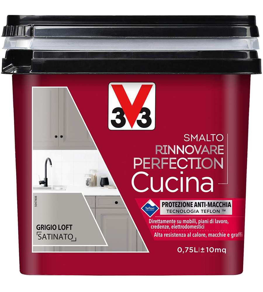 Smalto Rinnovare Cucina Grigio Loft Satinato