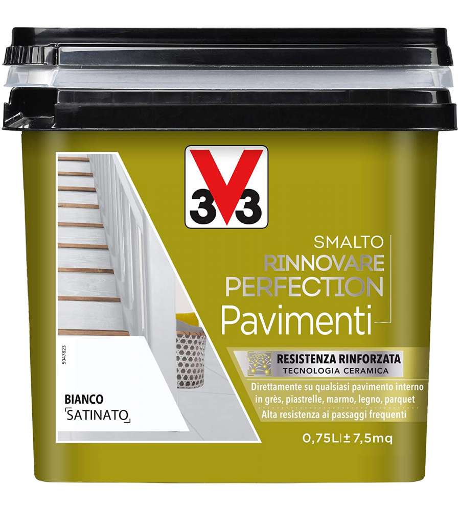 Smalto Rinnovare Perfection Pavimenti Bianco Satinato