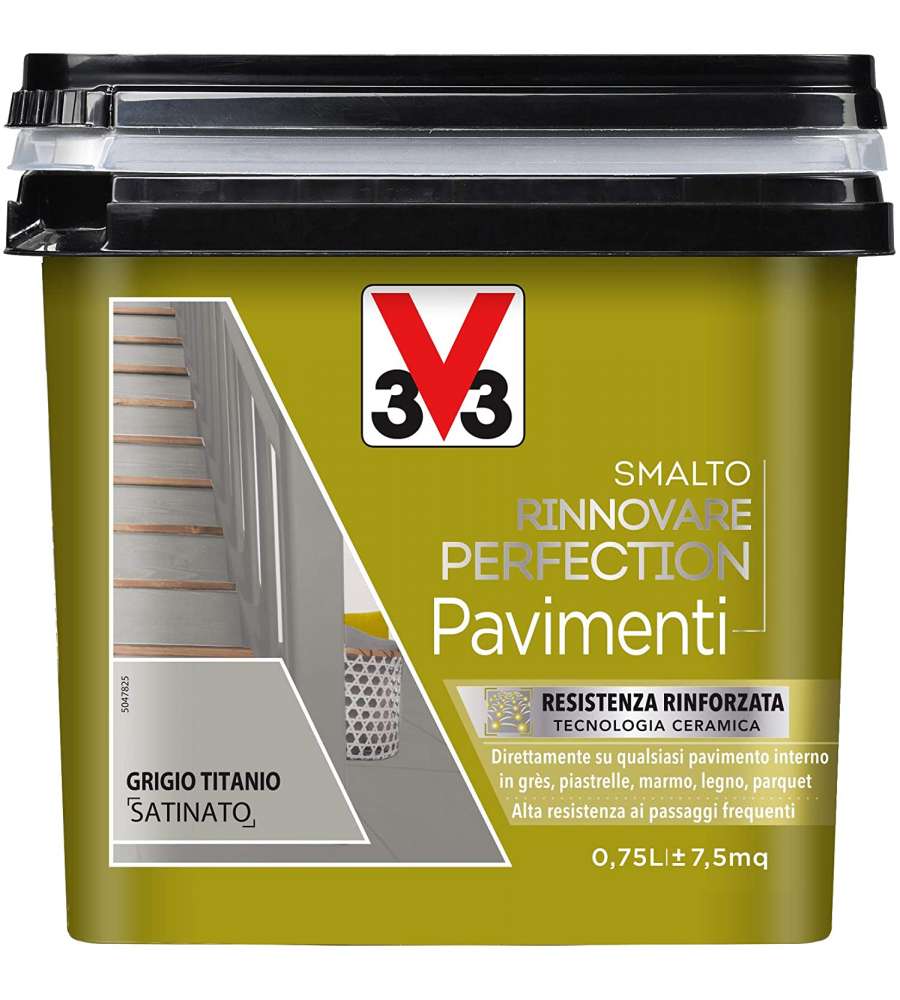 Smalto Rinnovare Perfection Pavimenti Grigio Titanio Satinato