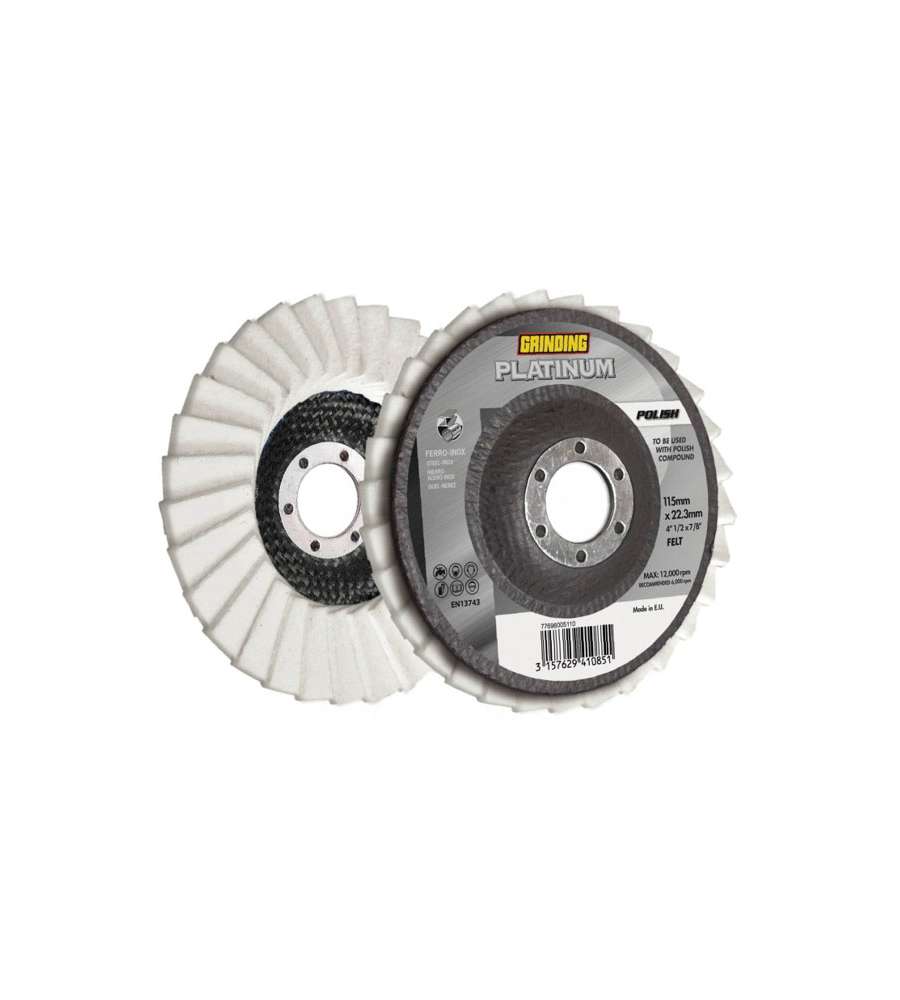 Disco Polisch Lamelle Feltro 115 F22 Grinding
