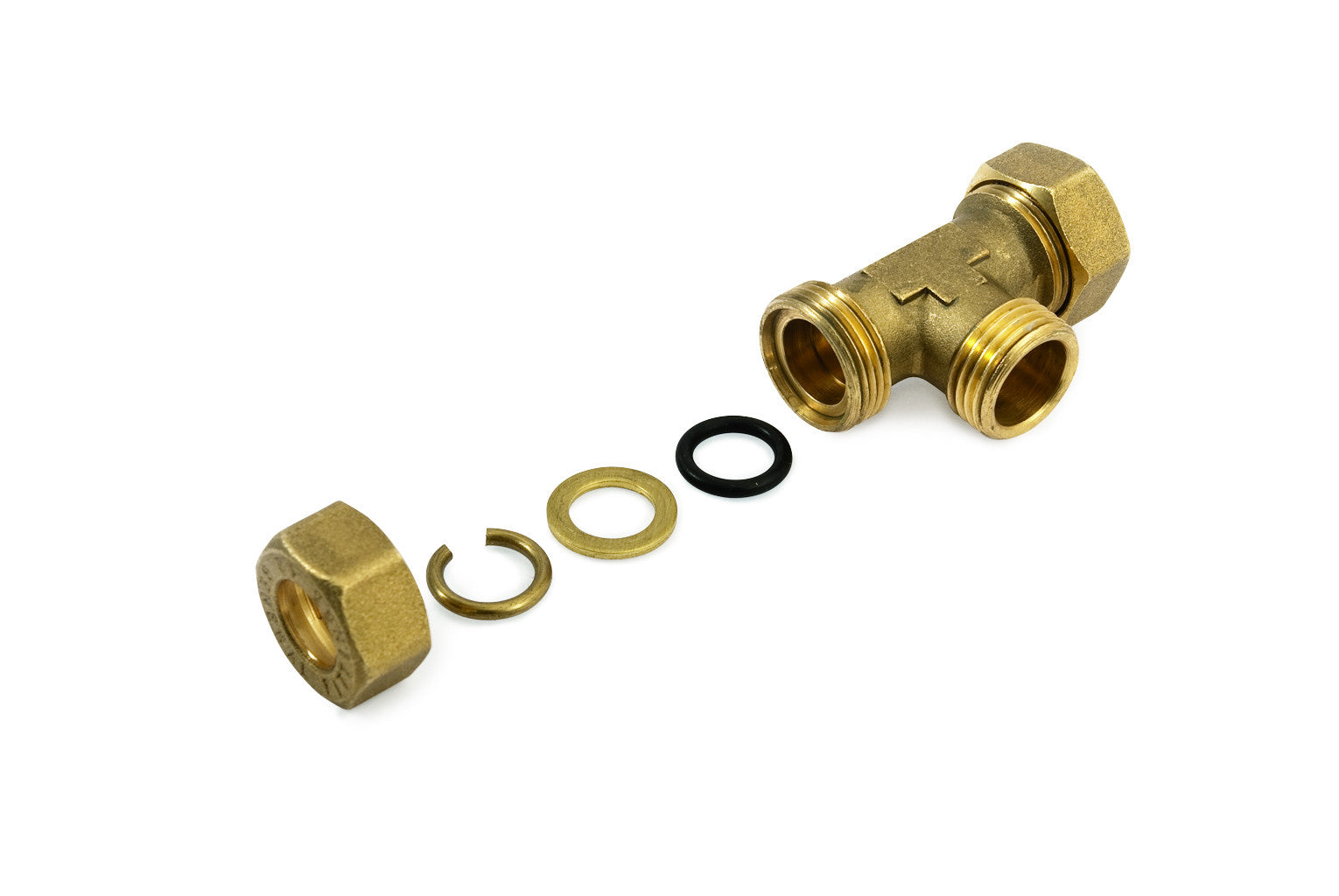 Raccordo a T Maschio Per Tubo in Rame - General Fittings