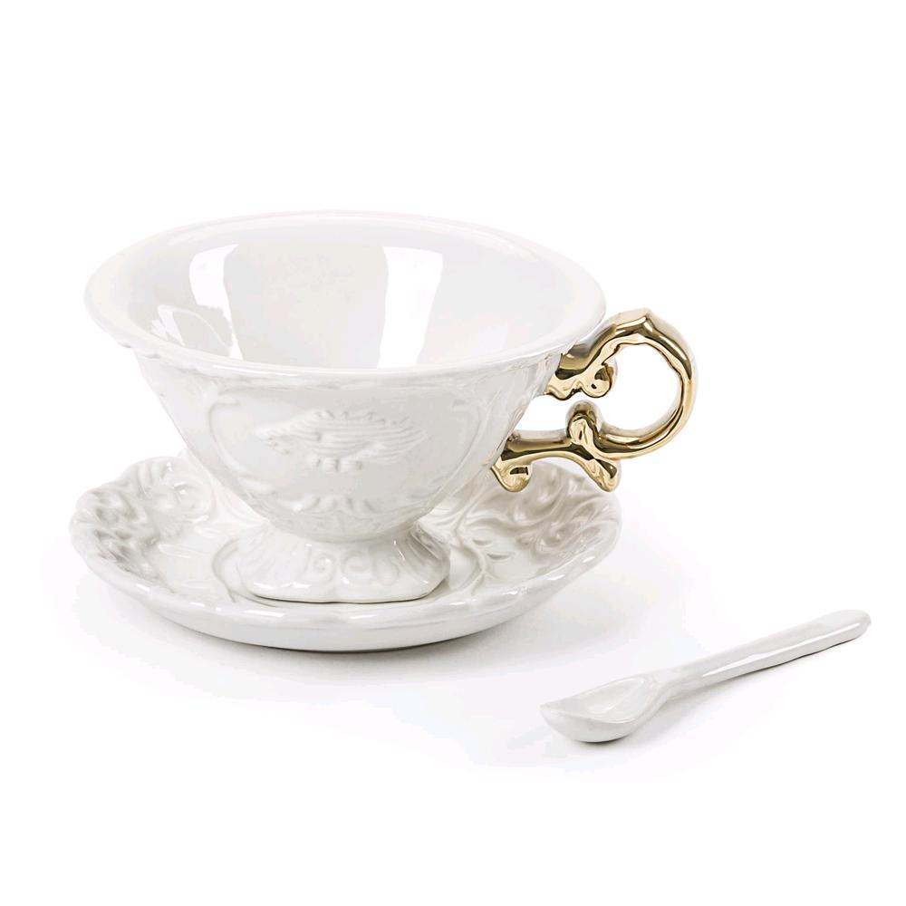 SELETTI TAZZA TE I-WARES GOLD