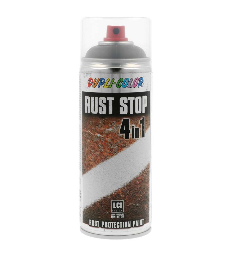 Smalto antiruggine RUSTSTOP RAL 7011 GRIGIO FERRO SAT 400 ML