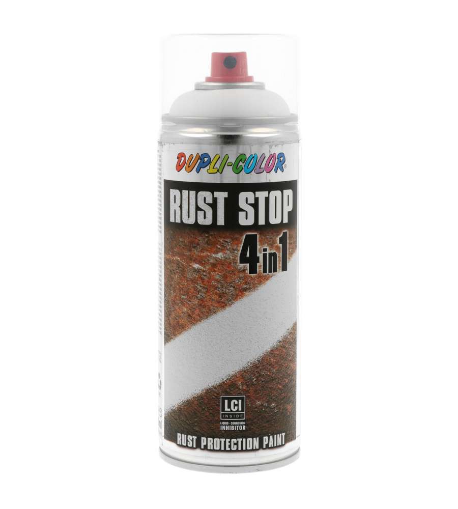 Smalto antiruggine RUSTSTOP RAL 9010 BIANCO PURO SAT 400 ML