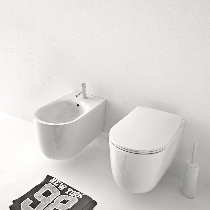 Coppia Sanitari Sospeso Rimless | Senza Brida Nolita - Kerasan