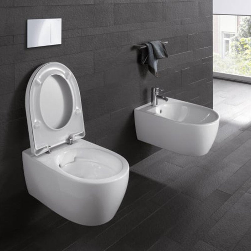 Coppia Sanitari Sospeso Rimless | Senza Brida iCon - Geberit