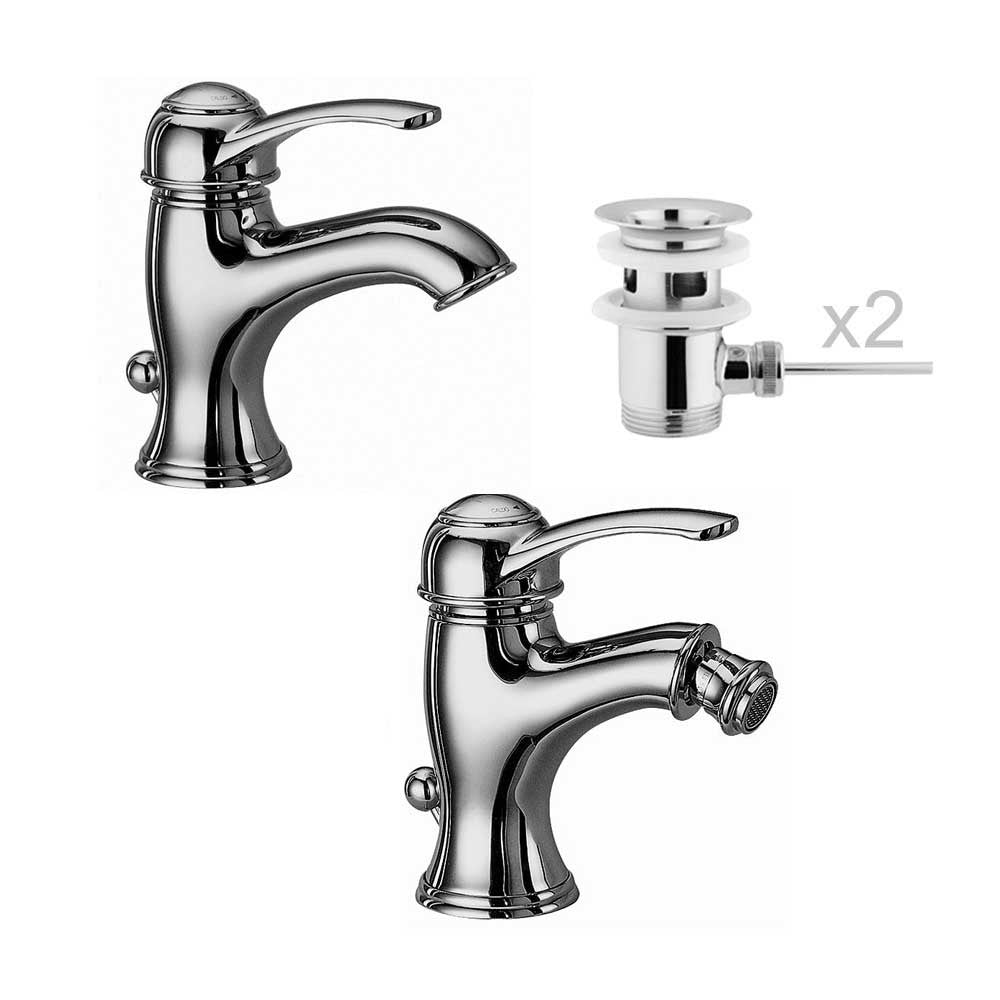 Set Miscelatori Lavabo e Bidet Morgan - Fratelli Frattini
