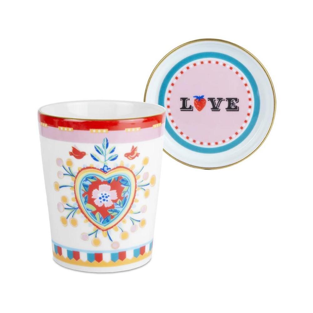 BACI MILANO MAMMA MIA BICCHIERE CUORE