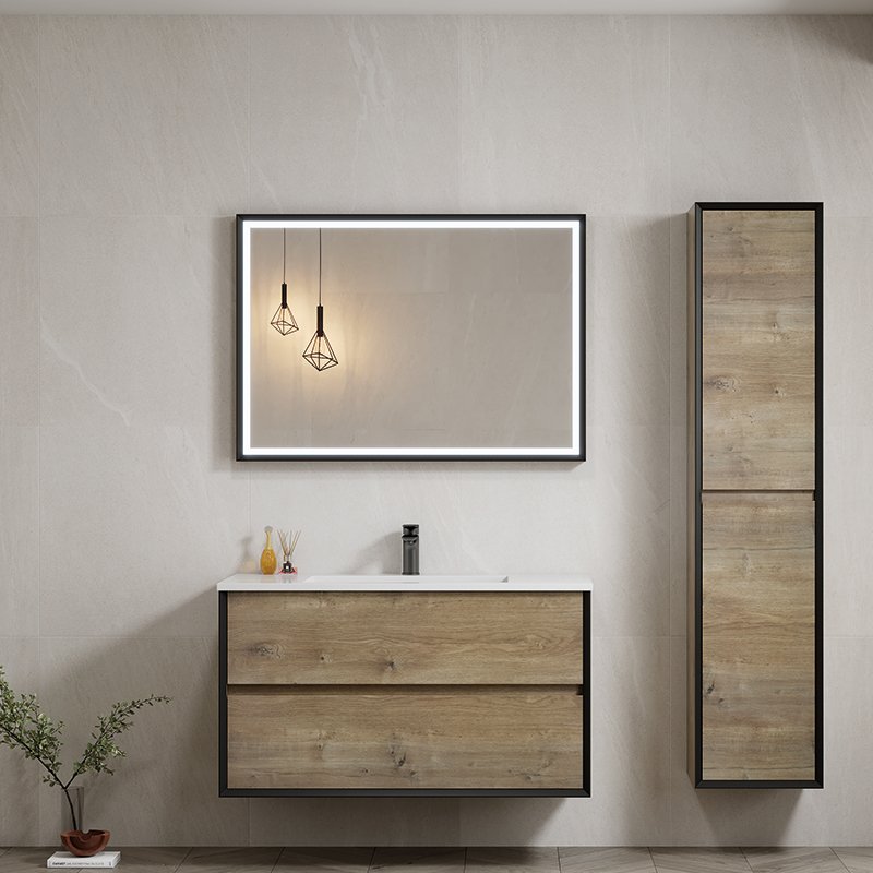 Mobile Bagno Seoul 80 cm Grigio Forest - MedaHome