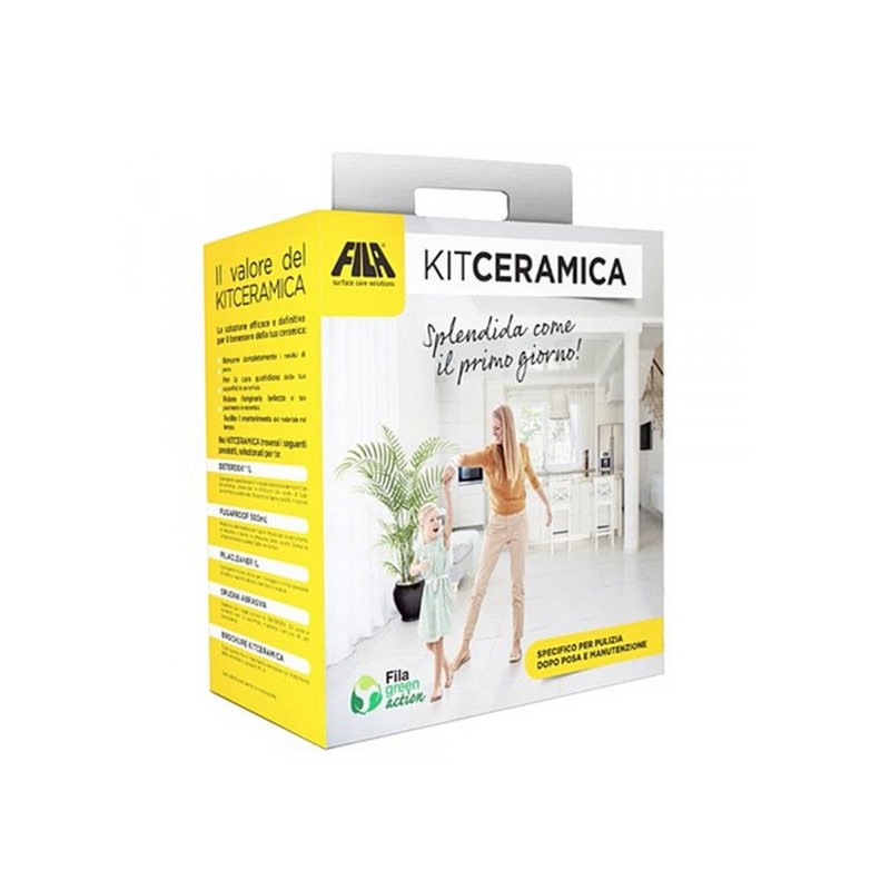 Kit Per la Cura della Ceramica e Gres Porcellanato Kitceramica - Fila