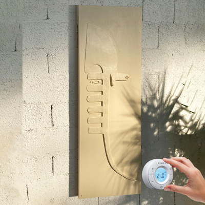 Termoarredo elettrico modello Doge 55x150, finitura bianco