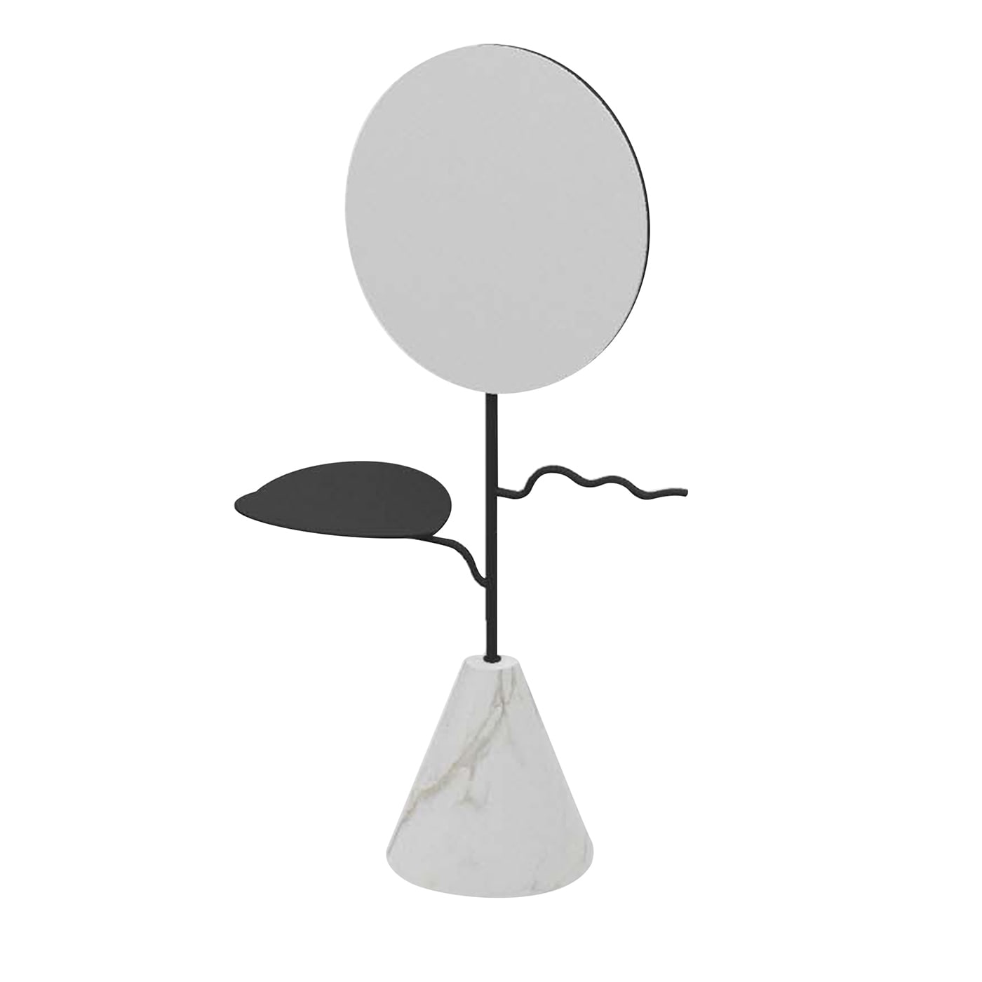 Portagioie Custode Antracite/Carrara con specchio #1