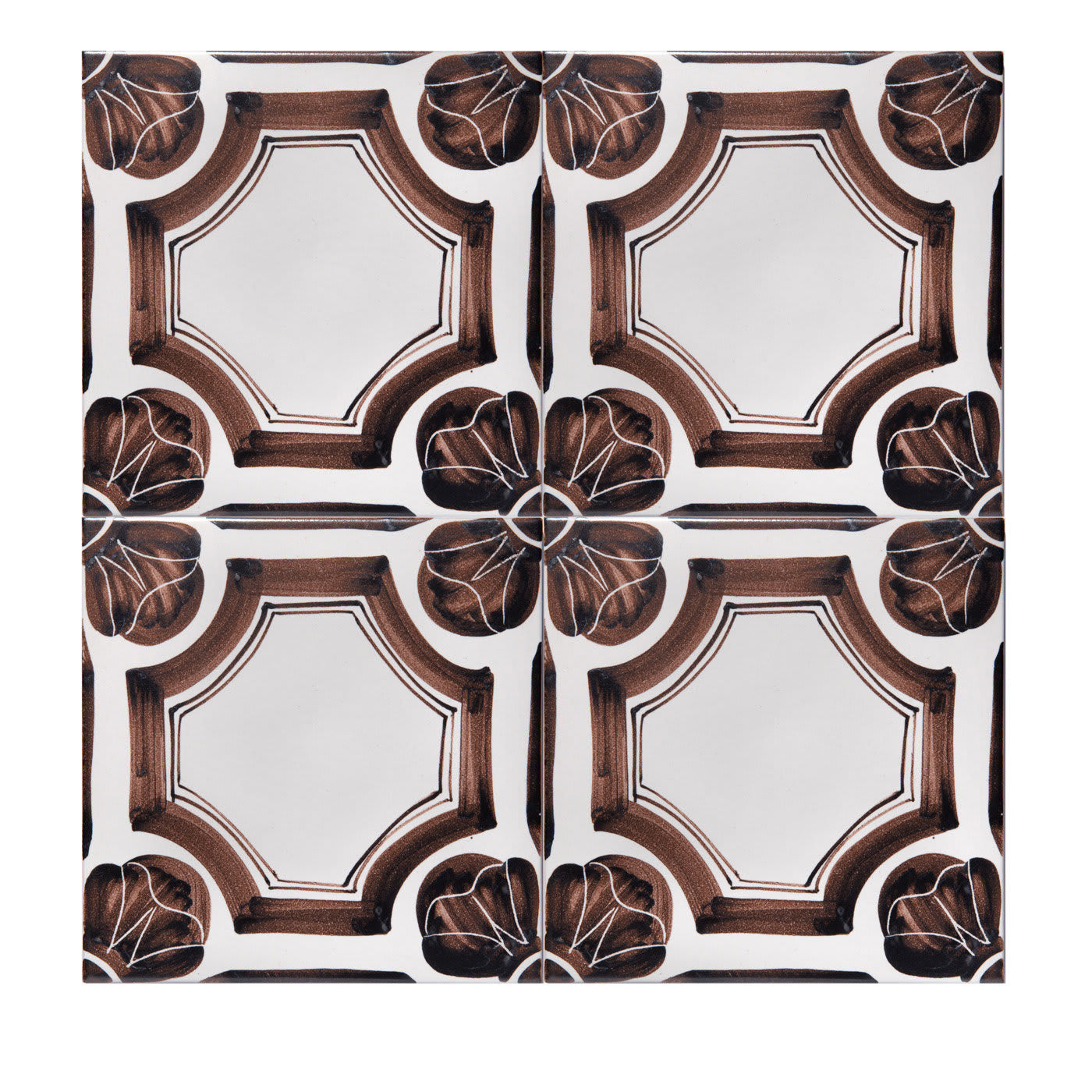 4 piastrelle esagonali