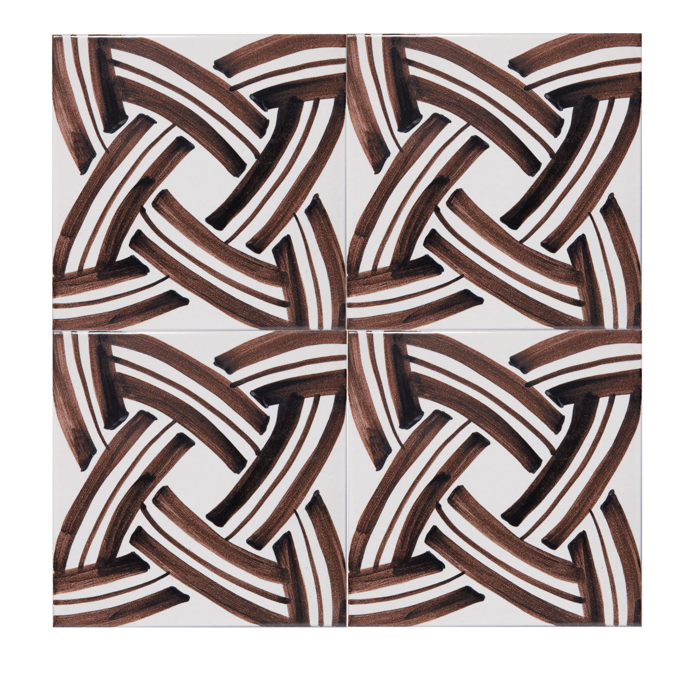 4 piastrelle di forma ovale