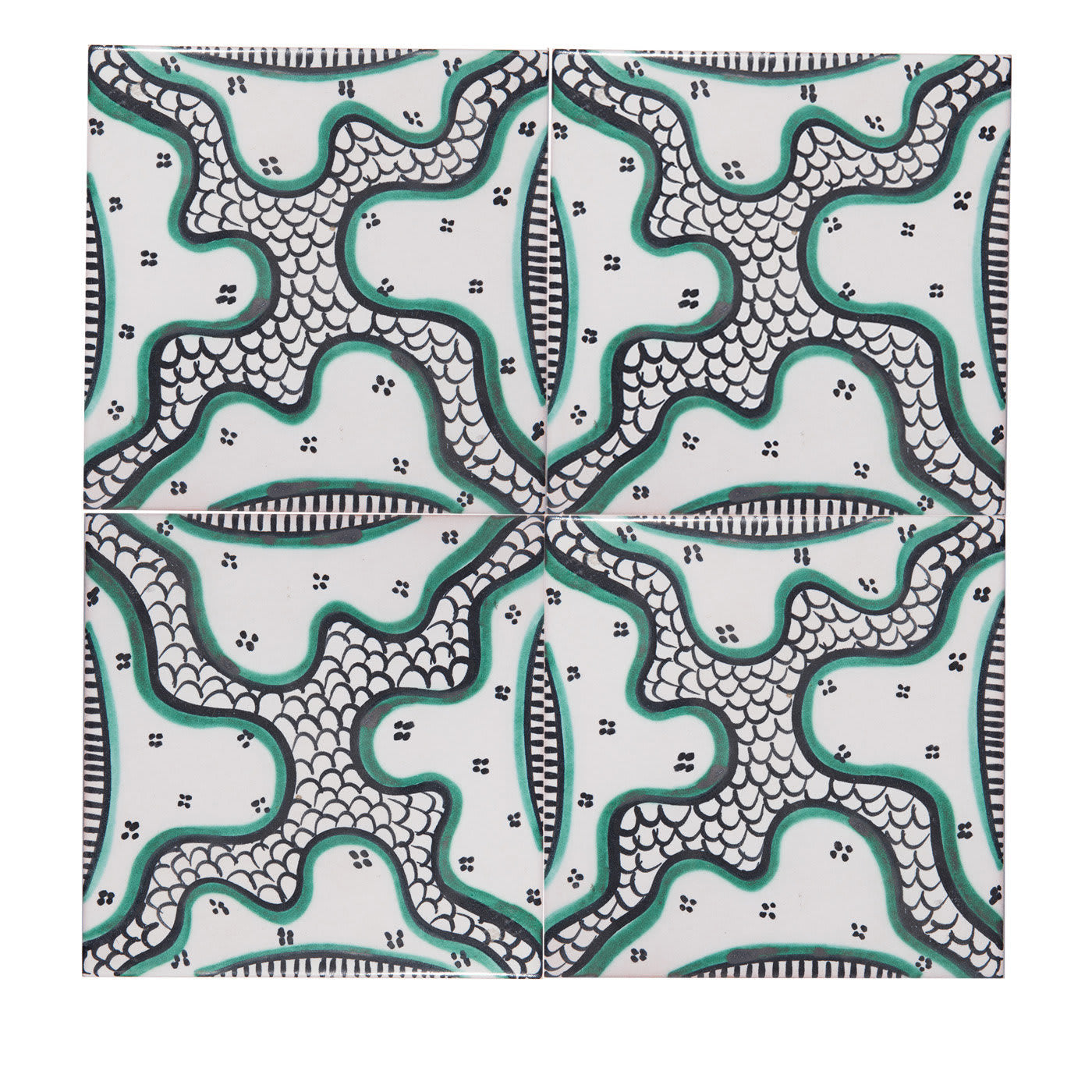 4 Piastrelle di macchia