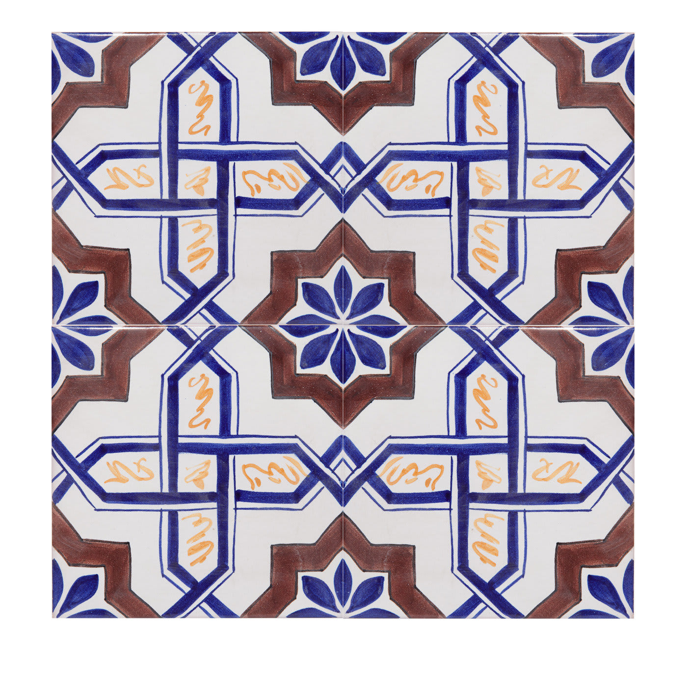 4 Piastrelle a croce del secolo