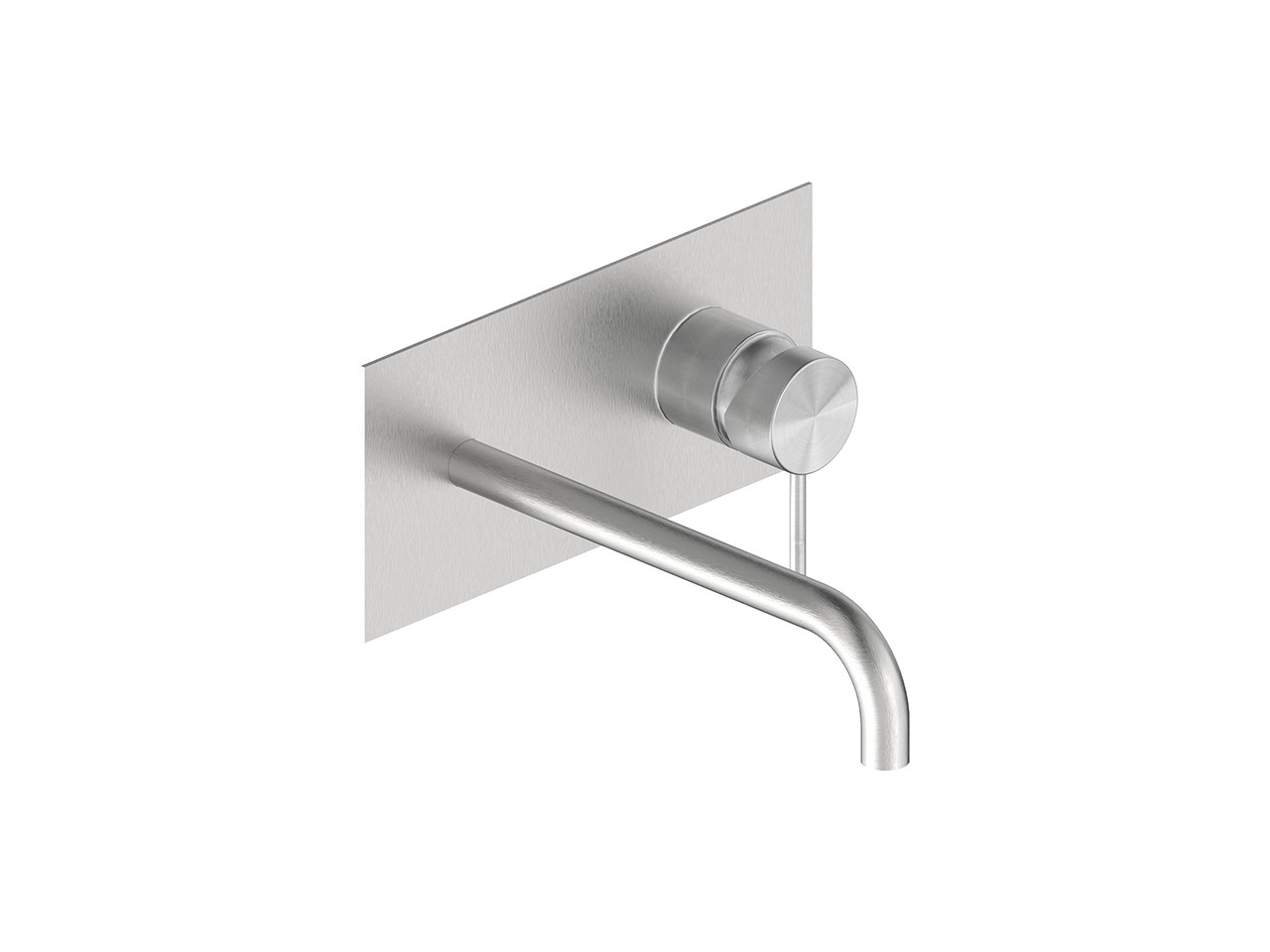 1 Piastra Incasso per Miscelatore Lavabo Soulinox in Acciaio Inox Spazzolato-79331